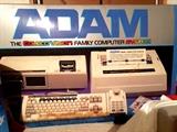 Coleco Vision Adam family computer system in original box, with accessories, software, gaming controls, and games