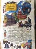Linen tea towel, 1976