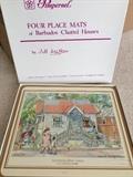 Barbados Chattel Houses placemat set
