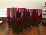 Anchor Hocking Royal Ruby tumblers