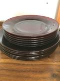 Anchor Hocking Royal Ruby lunch and dinner plates