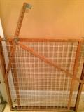 Wooden animal/baby gate