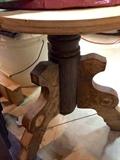 Piano bench with rotating seat, just needs stain