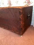 Amazing antique box with original hardware (family story is that it came with its owner from the old country)