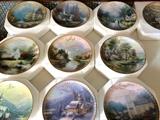 Thomas Kinkade collectible plates