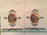 Thomas Kinkade guest towels for all seasons