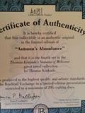 Certificate for guest towels