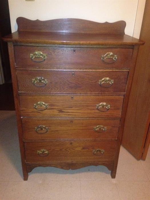Antique oak chest