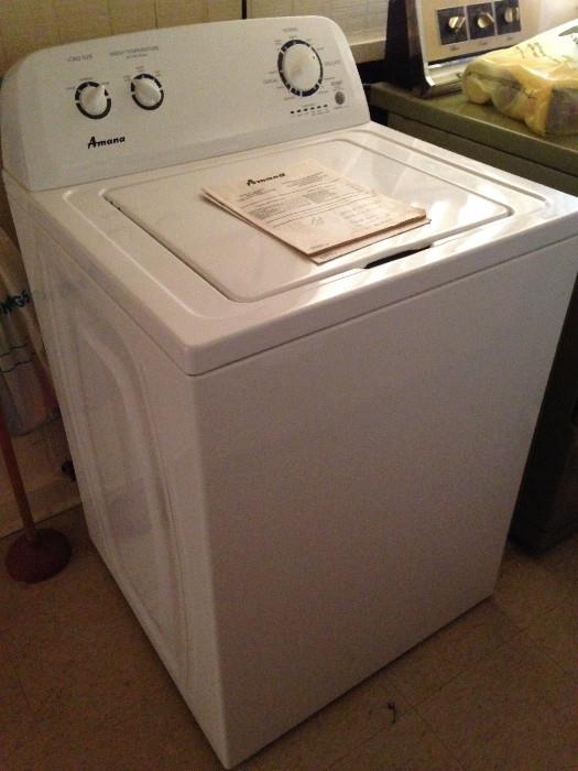 Less than one year old Amana Washer, also have older dryer that works great!