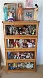 Doll collection & lawyers bookcase