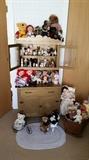Children's hutch SOLD, dog collection, doll furniture, Boyd's Bears still available