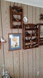 Some of the tobacco pipe collection including corn cob pipes