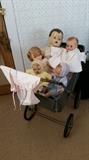 Composite dolls and stroller