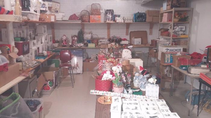Extensive Christmas collections and ornaments