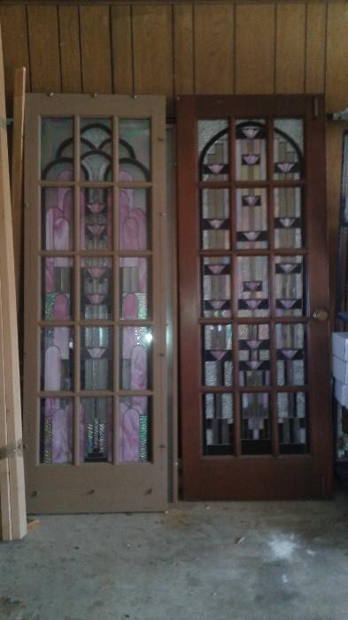 Stained Glass French Doors