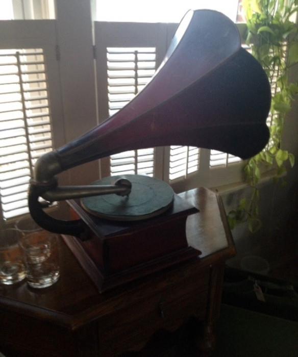 Antique Columbia Disk Graphophone Circa early 1900's