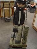 CARVED WOOD MAN