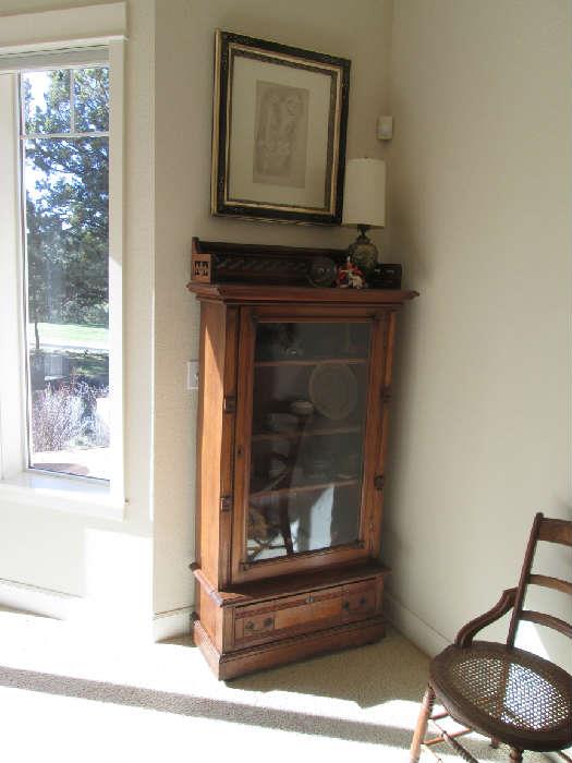 antique Victorian Eastlake cabinet