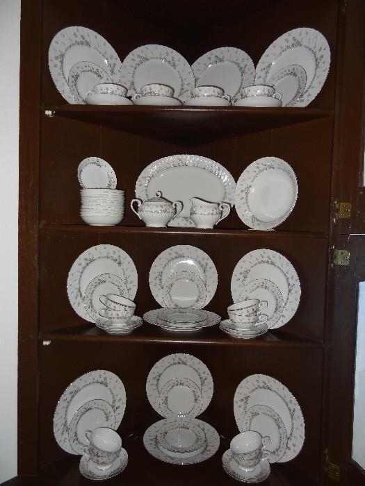 Sterling Set of China, Distributed by Montgomery Wards.  Service for 12