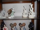 Dresden, Lladro, Leno figurines