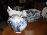 Wedgewood ewer and basin