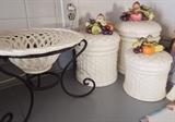 canisters and pottery
