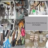 Flatware, utensils and basic kitchen supplies