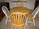 Small Drop Leaf Breakfast table with 4 Chairs