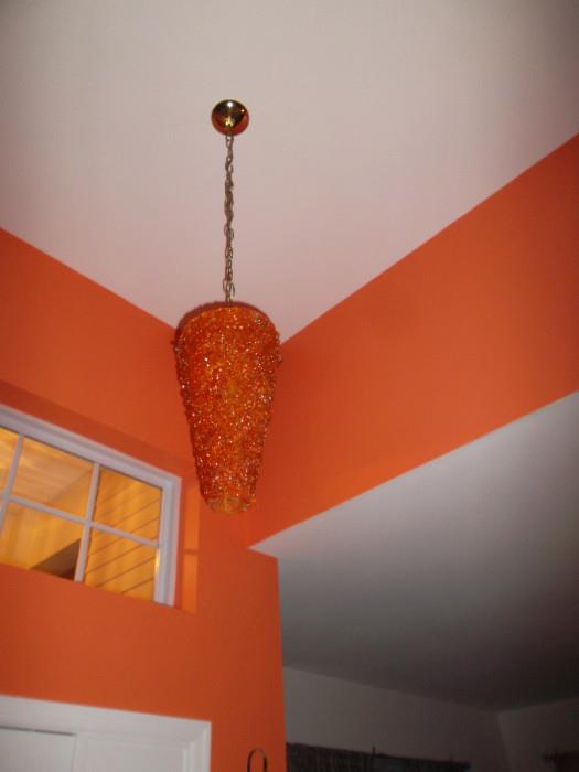 mid century cone chandelier