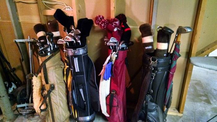 Golf clubs, some Calloway