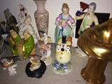 Figurines and vases