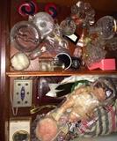 Glass perfume bottles