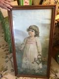 Antique print, Best Soap ad framed.