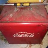 Antique Coca-Cola cooler
