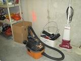 shop vac (available) - floor polisher(sold)