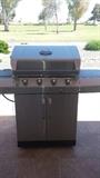 Charbroil "Commercial Series" grill in excellent condition. Side burner and accessories. 