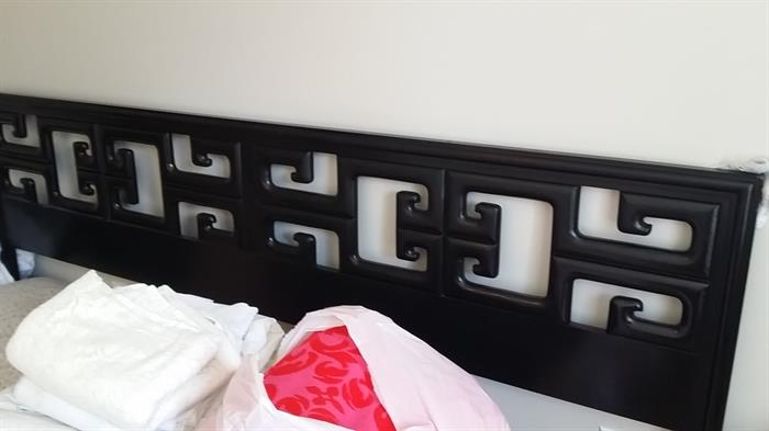 Black Lacquer king size headboard