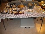 Sterling silver and silverplate items.