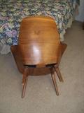 back side of the Bentwood lounge chair 