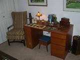 Desk, chair by Harden Furniture
