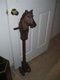 Rolling pogo stick horse