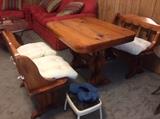 Adorable solid pine dining set