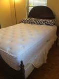 Full size bed with newer mattress