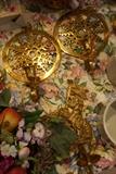 Brass sconces