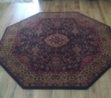 Octagonal area rug