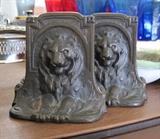Bronze bookends