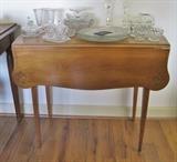 Painted drop leaf table