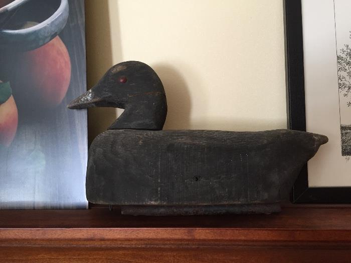Antique decoy duck