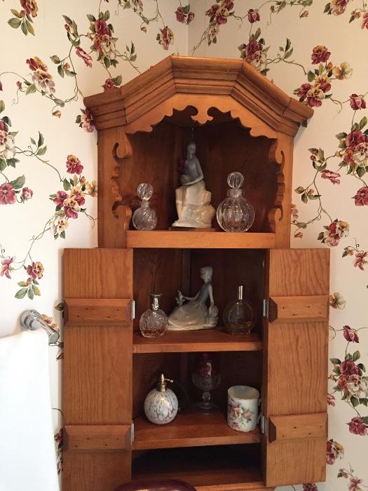 Handmade corner cabinet by Robert Andrus