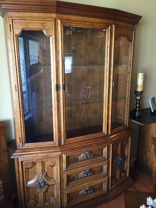 Nice China Cabinet with Lots of Storage